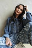 Original Hippie Sweatsshirt Vintage Wash Denim